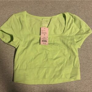 Wild Fable Neon Green Seamless Top